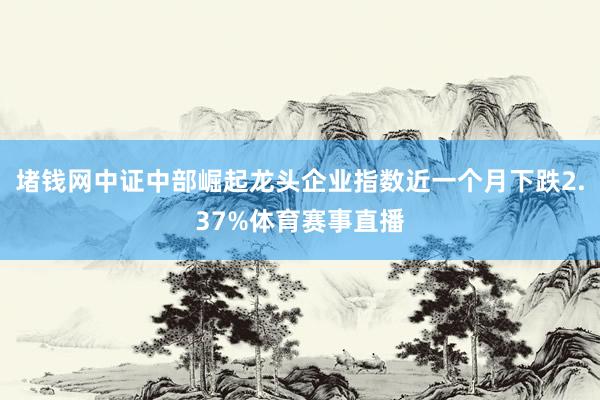 堵钱网中证中部崛起龙头企业指数近一个月下跌2.37%体育赛事直播